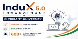 InduX 50 Hackathon at Vikrant University Innovate for Industry Build for Bharat with 600 Plus Future Innovators Across India